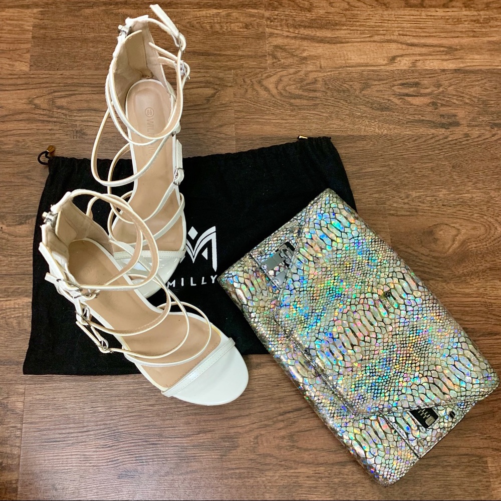 Hologram Python Clutch - image 1